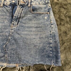Wild Fable Blue Denim Mini Skirt